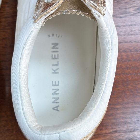 Anne Klein Walkon White and Gold Women’s Sneakers 7.5M - Picture 13 of 16